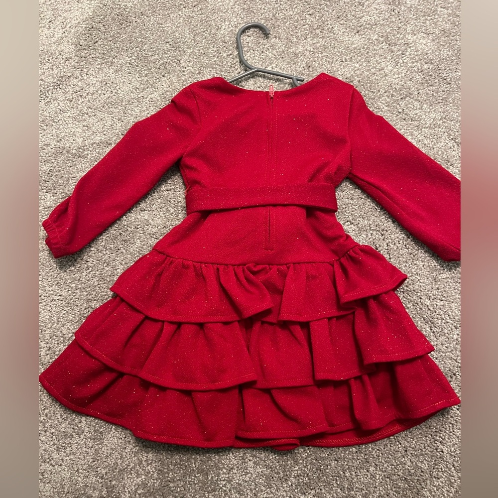 Rare editions sparkly red dress! —Perfect for Christmas! Size 3T. - Picture 3 of 3